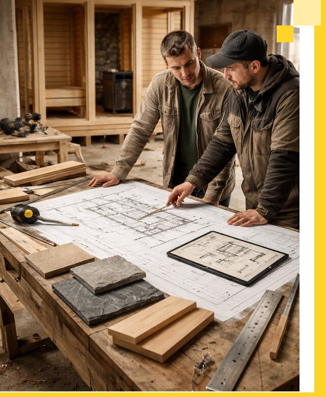 Проекты бань под ключ и планы строительства в Нижнем Новгороде