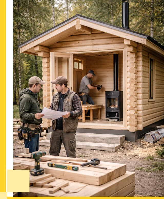 Монтаж бань под ключ в Нижнем Новгороде — от 208420 р. | ЭриданНнн