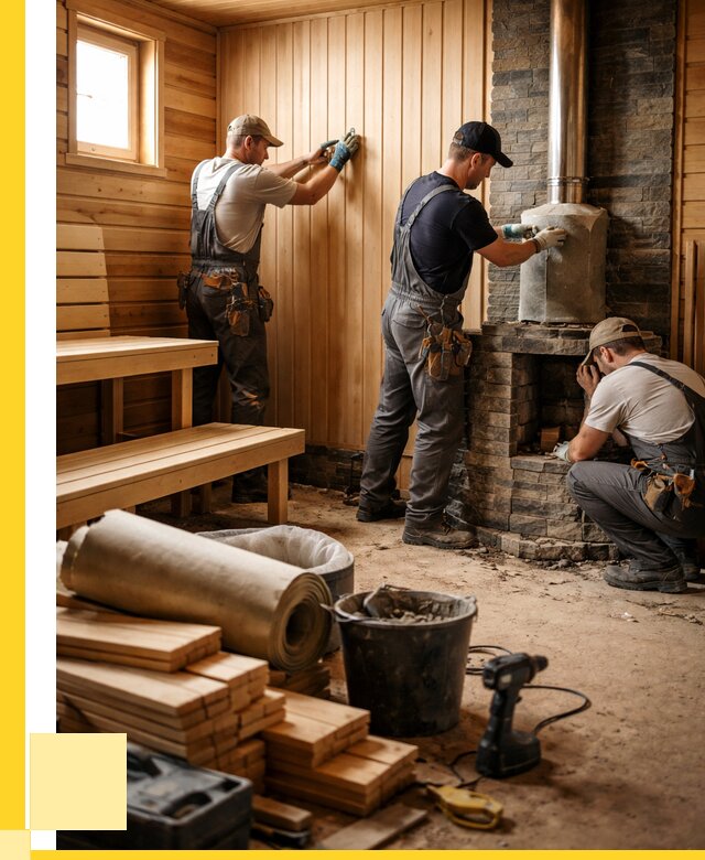 Ремонт бань под ключ в Нижнем Новгороде от 46895 р. | ЭриданНнн