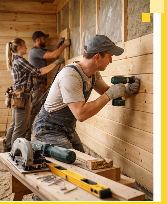 Обшивка бань под ключ в Нижнем Новгороде: отделка стен и потолков