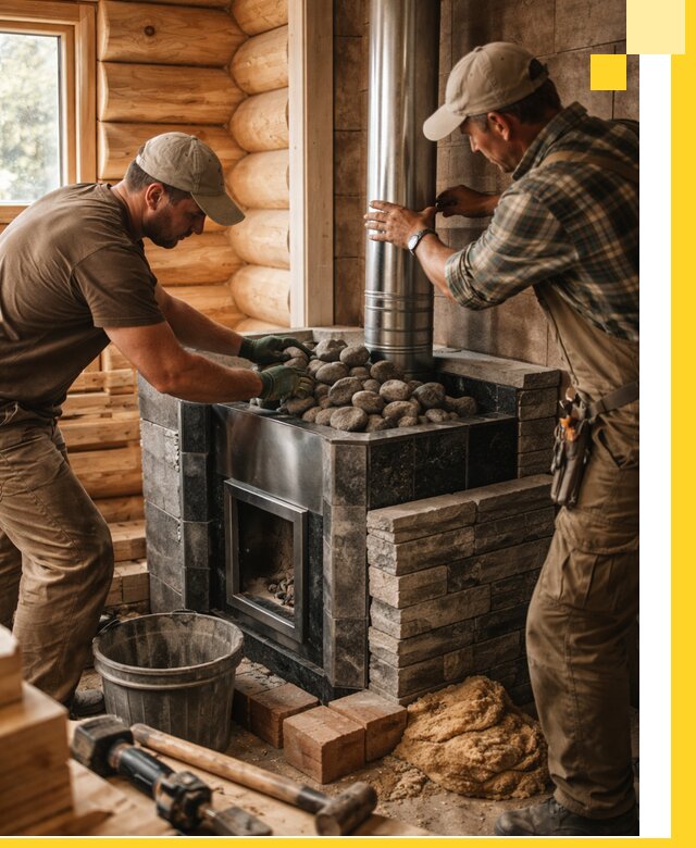 Строительство и отделка русских бань под ключ в Нижнем Новгороде