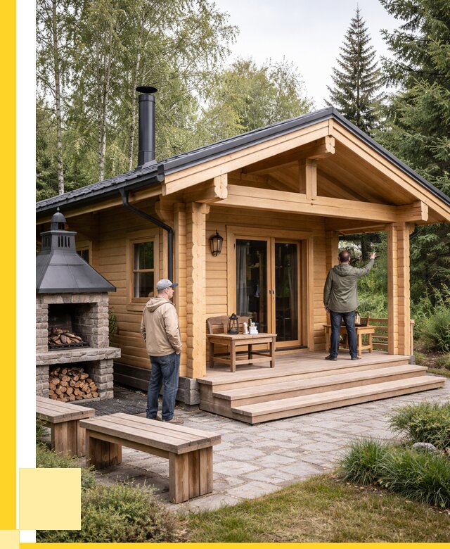 Деревянные бани под ключ в Нижнем Новгороде от 468945 р. | ЭриданНнн