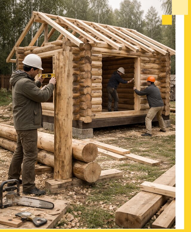 Строительство бань для дачи под ключ в Нижнем Новгороде с доставкой и монтажом