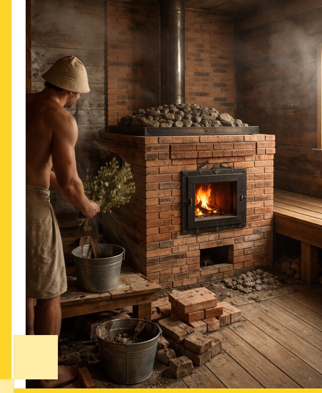 Кирпичные банные печи в Нижнем Новгороде от 93789 р. | ЭриданНнн