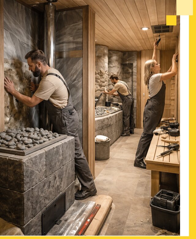 Строительство бань и SPA процедур в Нижнем Новгороде под ключ и отделкой