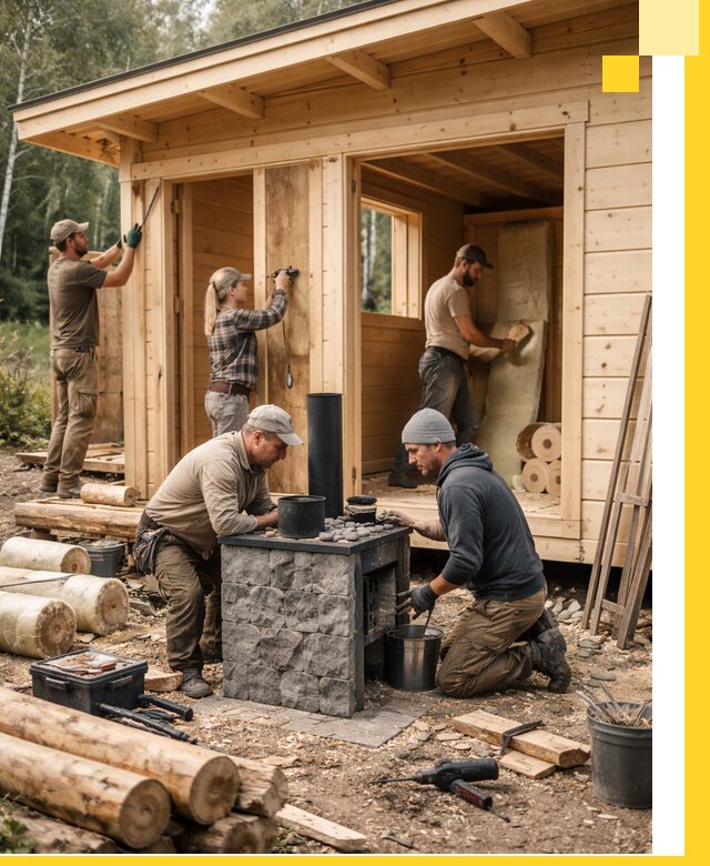 Купить баню под ключ в Нижнем Новгороде строительство монтаж отделка