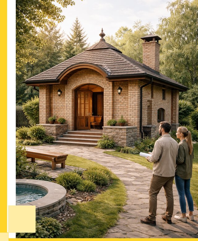 Проект кирпичной бани в Нижнем Новгороде от 31263 р. | ЭриданНнн