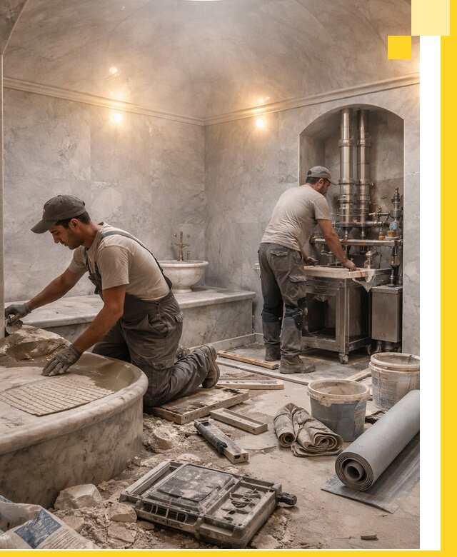 Строительство турецких бань хаммам под ключ в Нижнем Новгороде