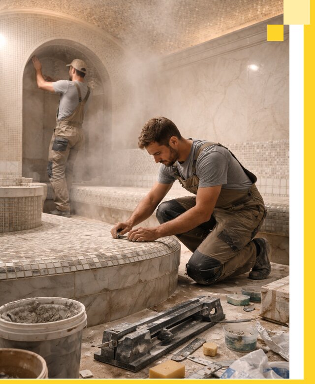 Профессиональный дизайн хамама и SPA под ключ в Нижнем Новгороде