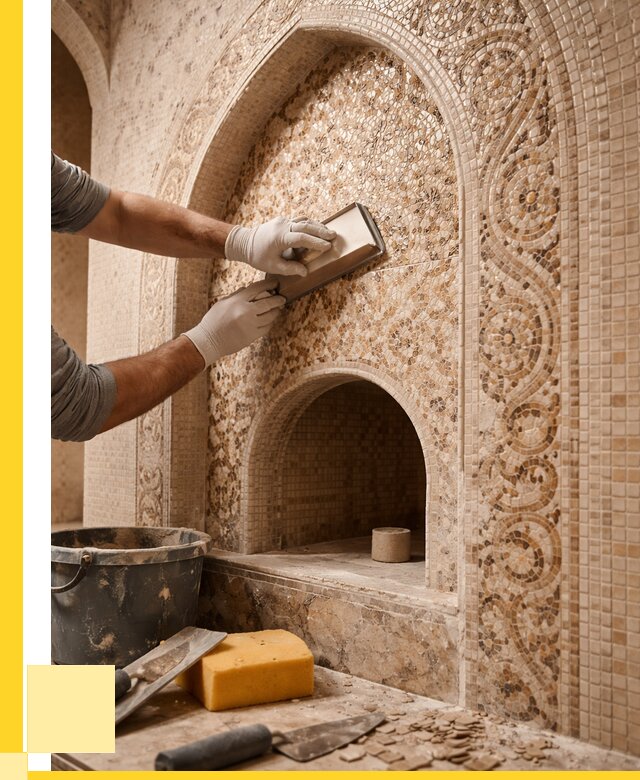 Мозаика для хамама в Нижнем Новгороде под ключ от 5211 р. | ЭриданНнн