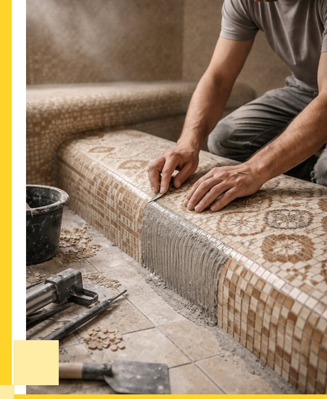 Плитка для хамама под ключ в Нижнем Новгороде от 3647 р. | ЭриданНнн